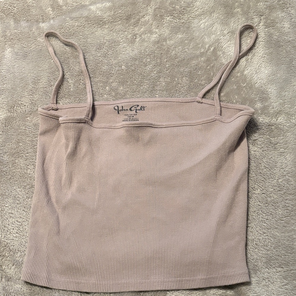 PacSun Light Tan Ribbed Camisole